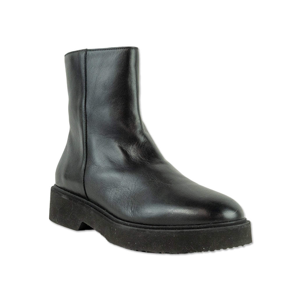 Aquatalia Maddie Black Calf Leather Boots