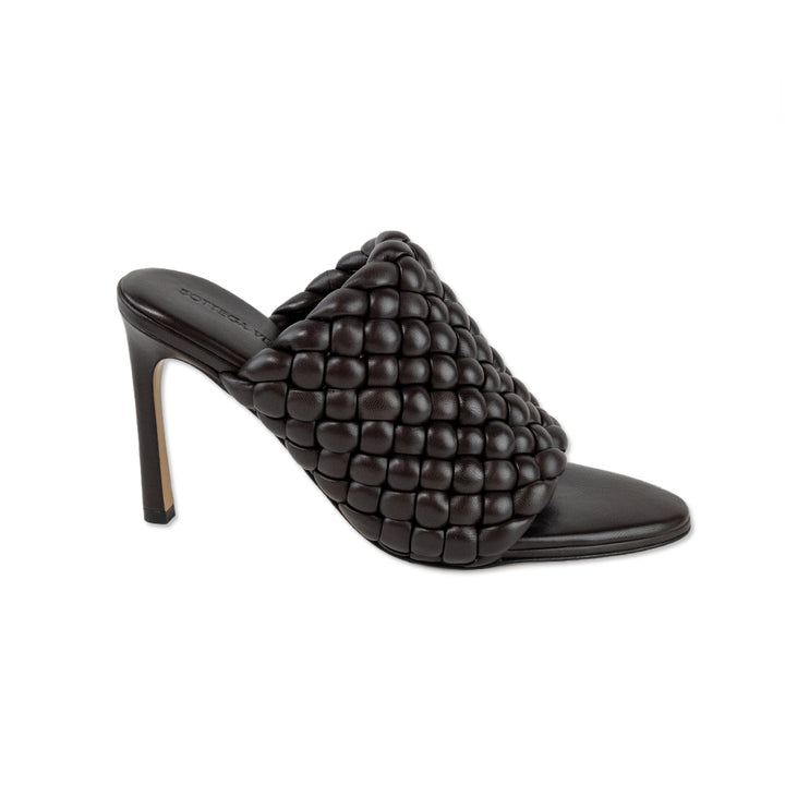 Bottega Veneta Nappa Padded Intreccio The Curve Heels