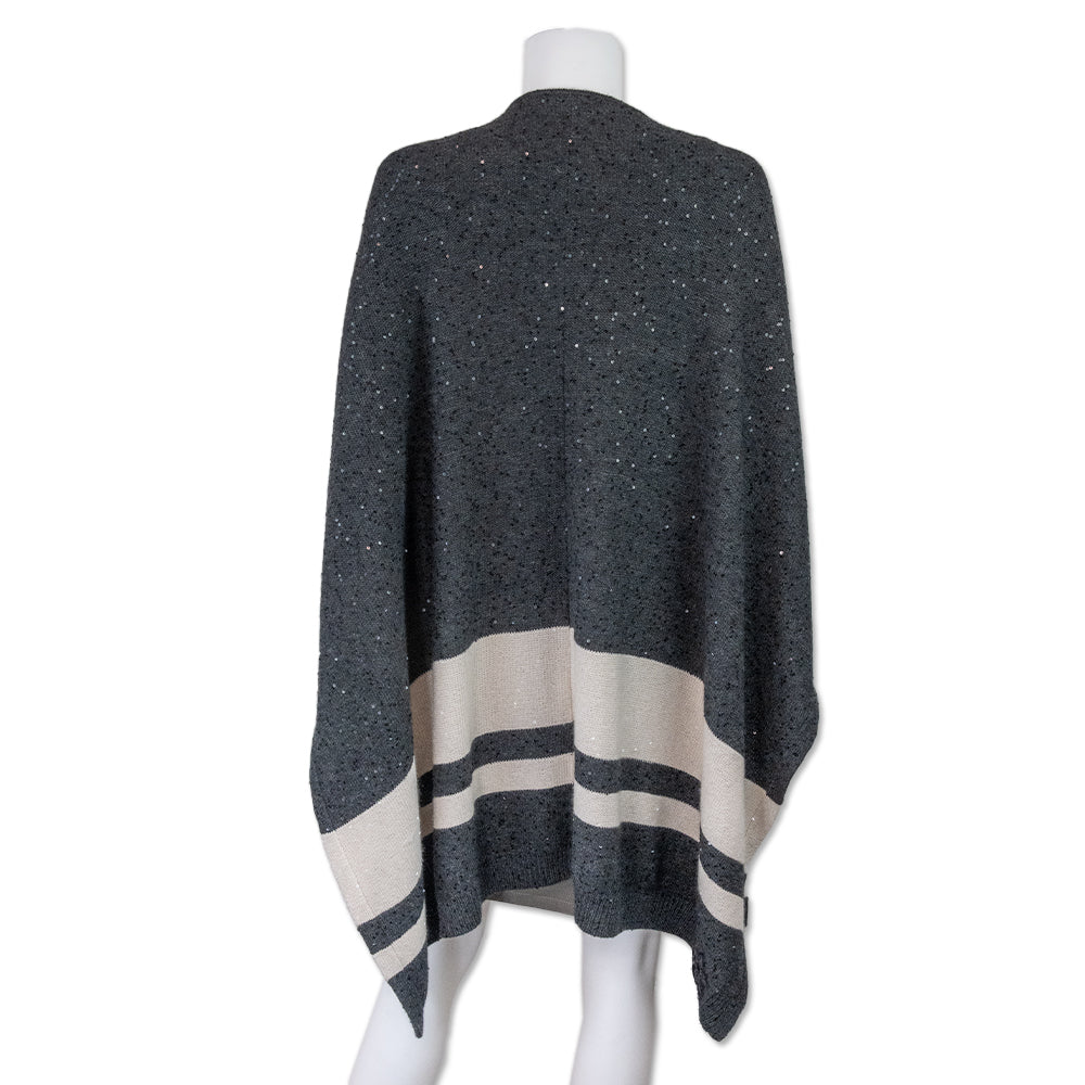 Brunello Cucinelli Cashmere Sequin Cape