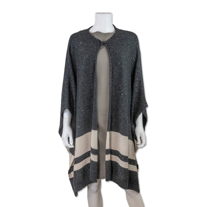 Brunello Cucinelli Cashmere Sequin Cape