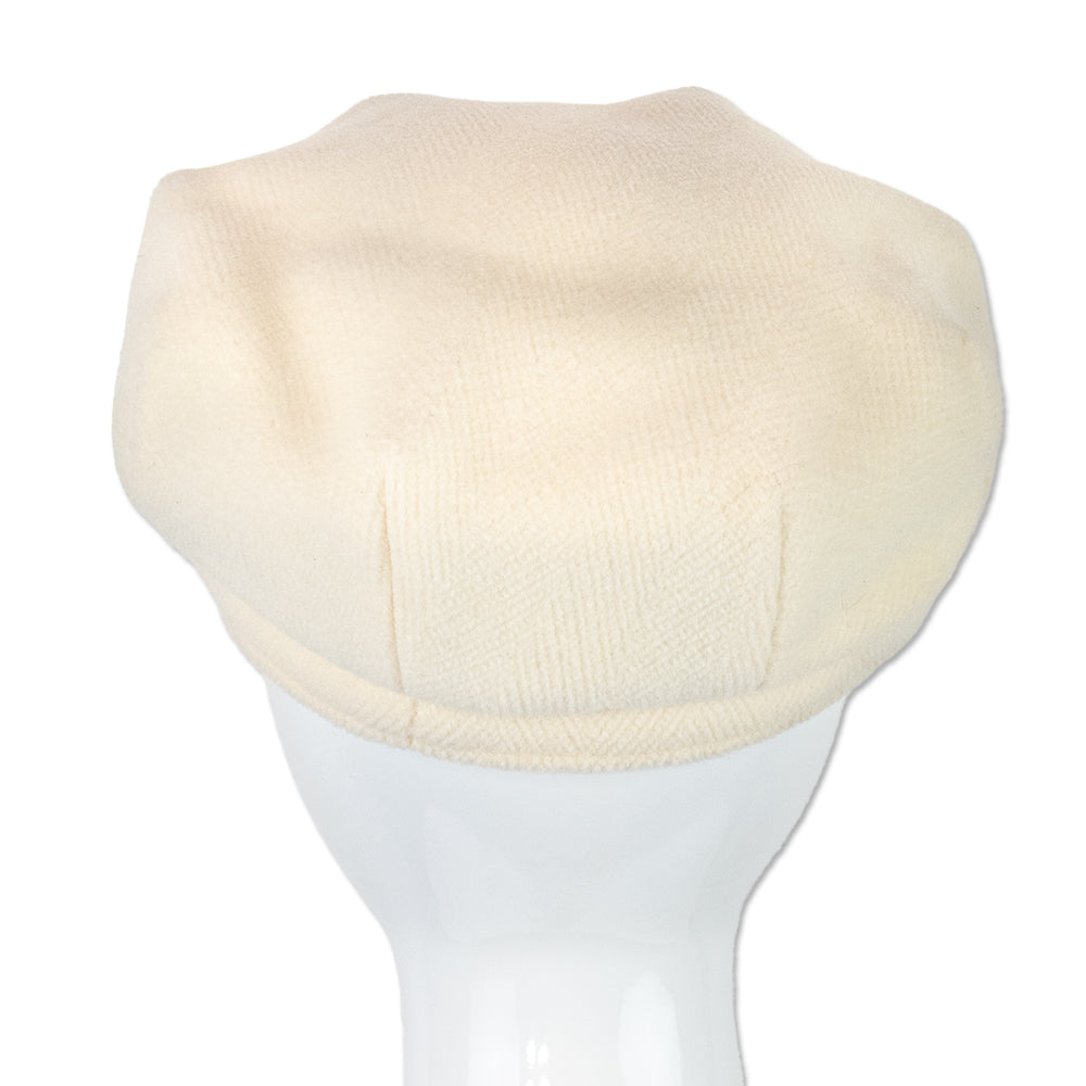 Burberry Cream Wool Newsboy Cap