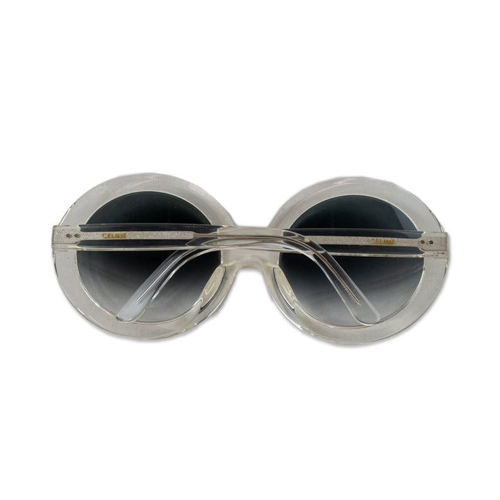 Celine Clear Oversized Circle Sunglasses