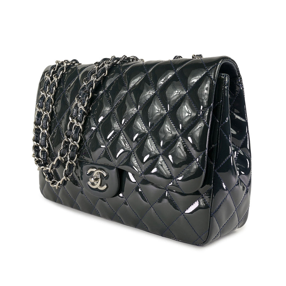 Chanel Dusk Patent Leather Jumbo Classic Single Flap Bag