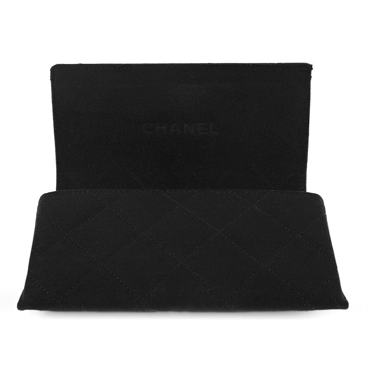 Chanel Gray Tort Square Frame Sunglasses