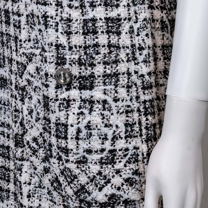 Chanel 2014 Tweed Pattern Bolero Jacket and Camelia Dress Set