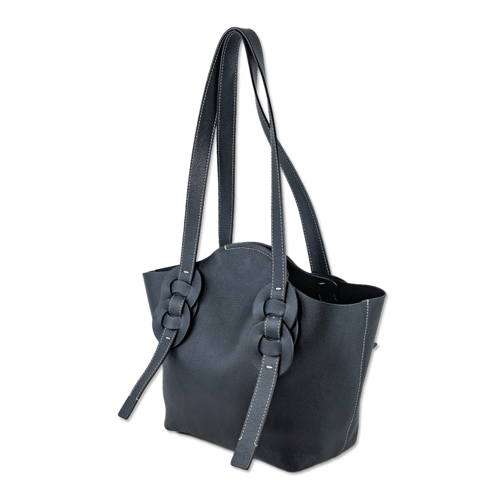 Chloé Black Leather Darryl Tote