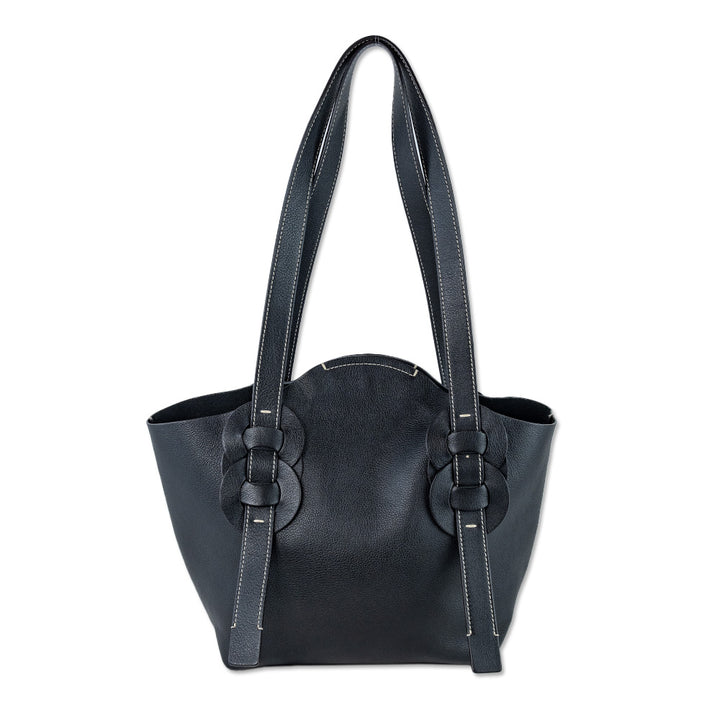 Chloé Black Leather Darryl Tote