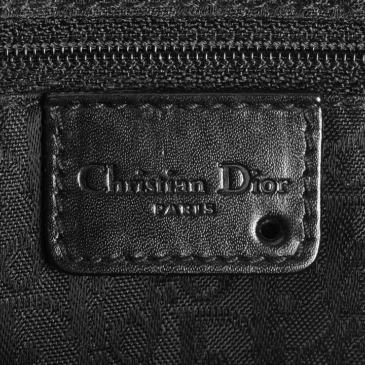 Christian Dior Diva Black Leather Barrel Bag