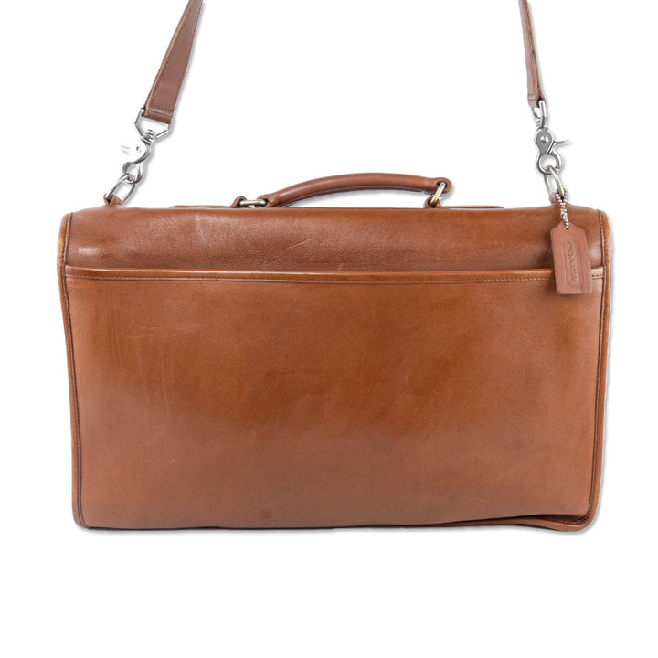 Coach Brown Leather Messenger Bag