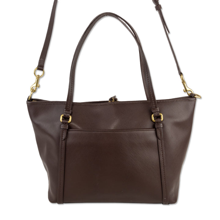 Coach Brown Leather Tote