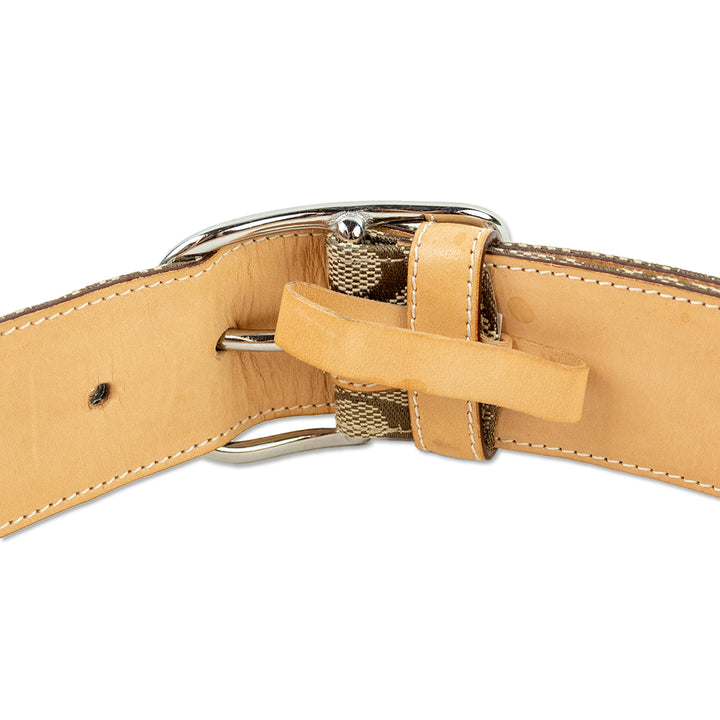 Coach Signature Canvas Belt