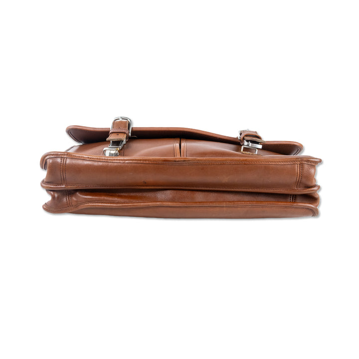 Coach Brown Leather Messenger Bag