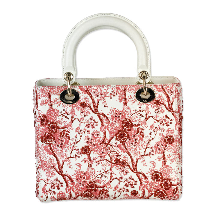 Dior Floral Toile de Jouy Mini Lady Dior Bag