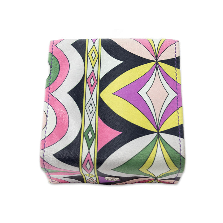 EMILIO PUCCI PRINTED LEATHER COIN WALLET