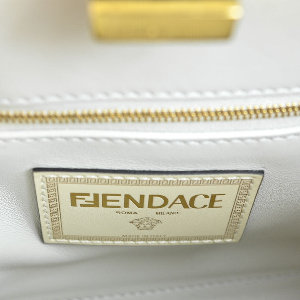 Fendi Fendace FF Baroque Mini Peekaboo Satchel