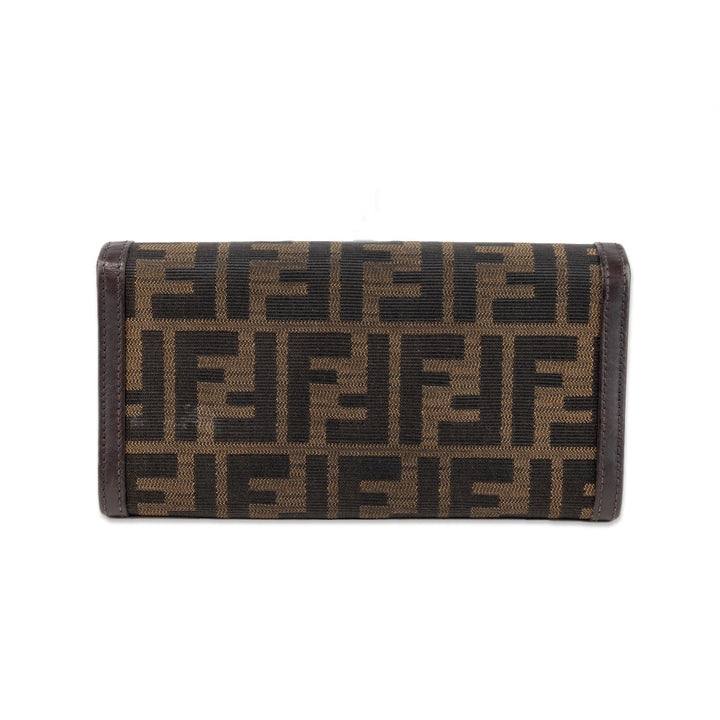 Fendi Monogram Canvas/Leather Wallet