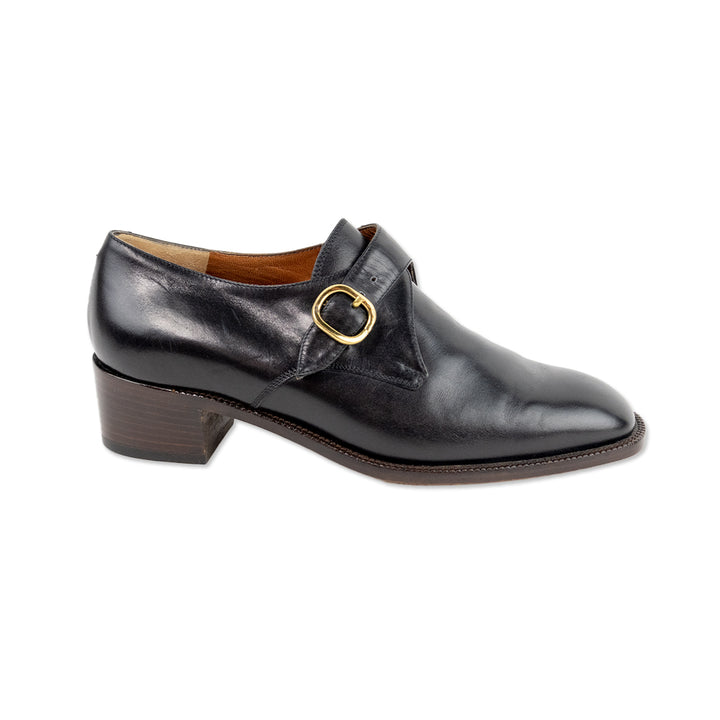 Fratelli Rossetti Round Toe Leather Monk Strap Shoe