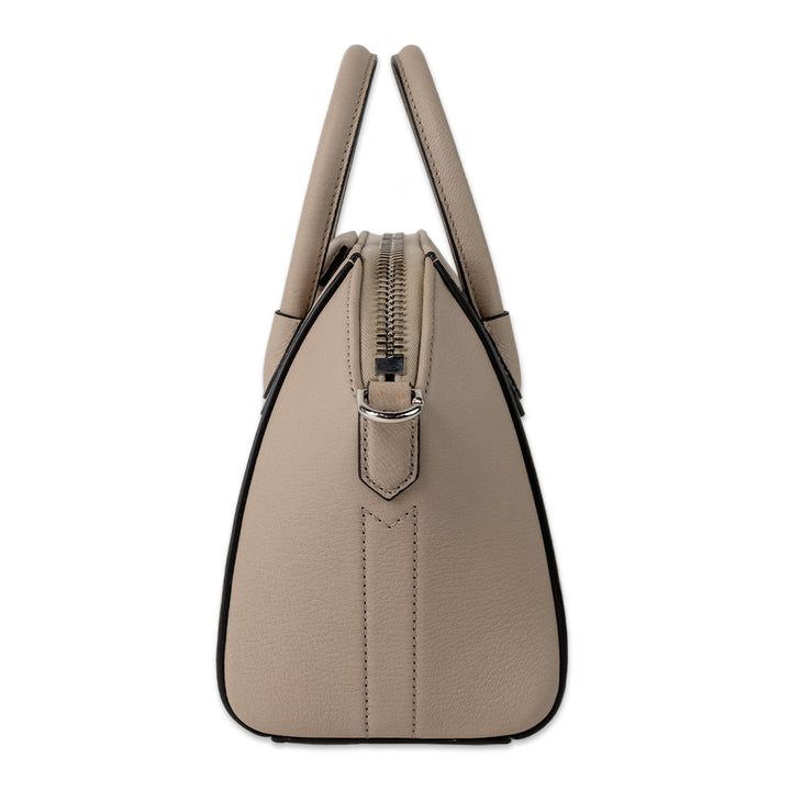 GIVENCHY ANTIGONA MINI TOP HANDLE BAG IN BEIGE