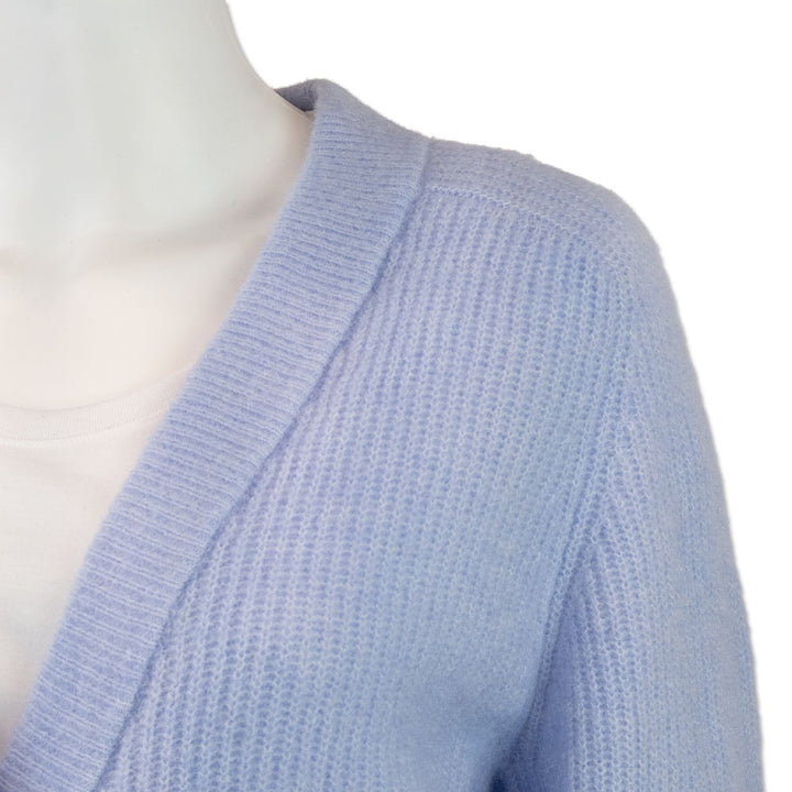 Ganni Brunnera Blue Soft Wool Cardigan