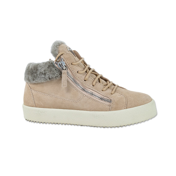 Giuseppe Zanotti Pink Grey Kriss Winter Sneakers