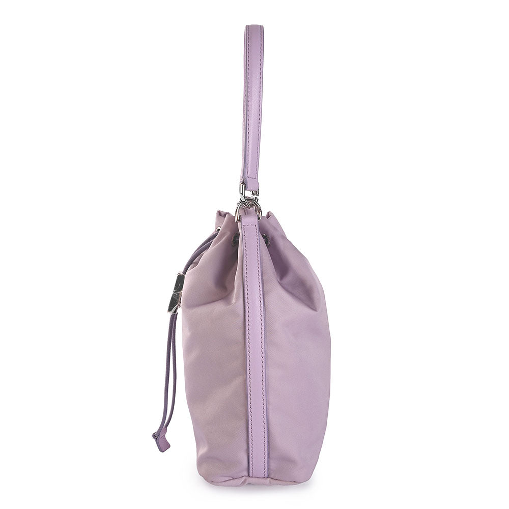 Givenchy 4G Lilac Nylon Bucket Mini Bag