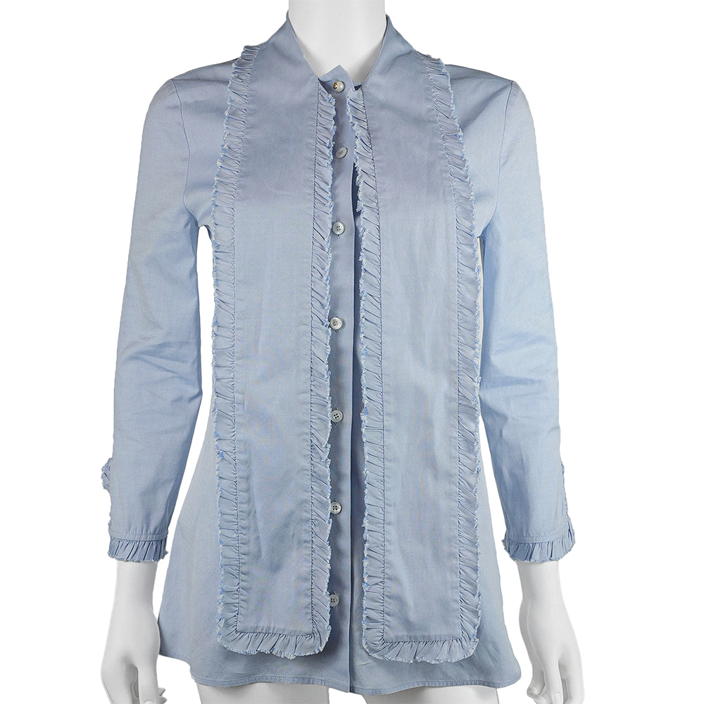 Gucci Chambray Bow Oxford Shirt