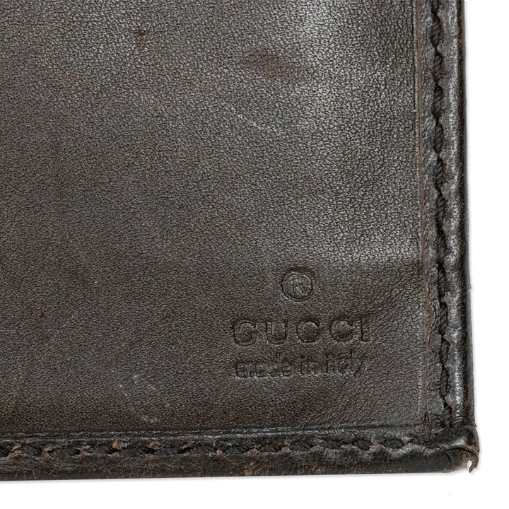 Gucci Beige/Ebony GG Canvas/Leather Supreme Web Continental Long Wallet