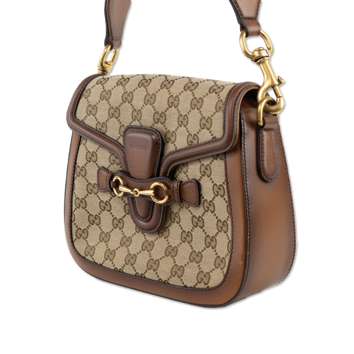 Gucci GG Canvas Medium Lady Web Bag