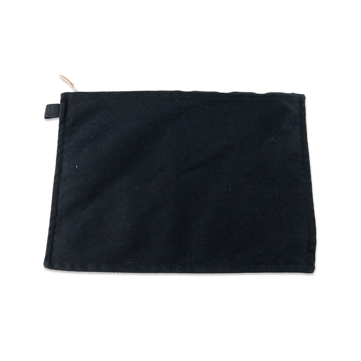 Hermes Black Toile Bora Bora Pouch