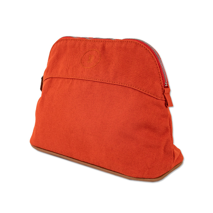 Hermes Orange Toile Bolide Mini Case