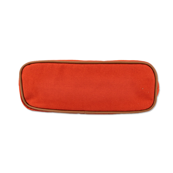 Hermes Orange Toile Bolide Mini Case