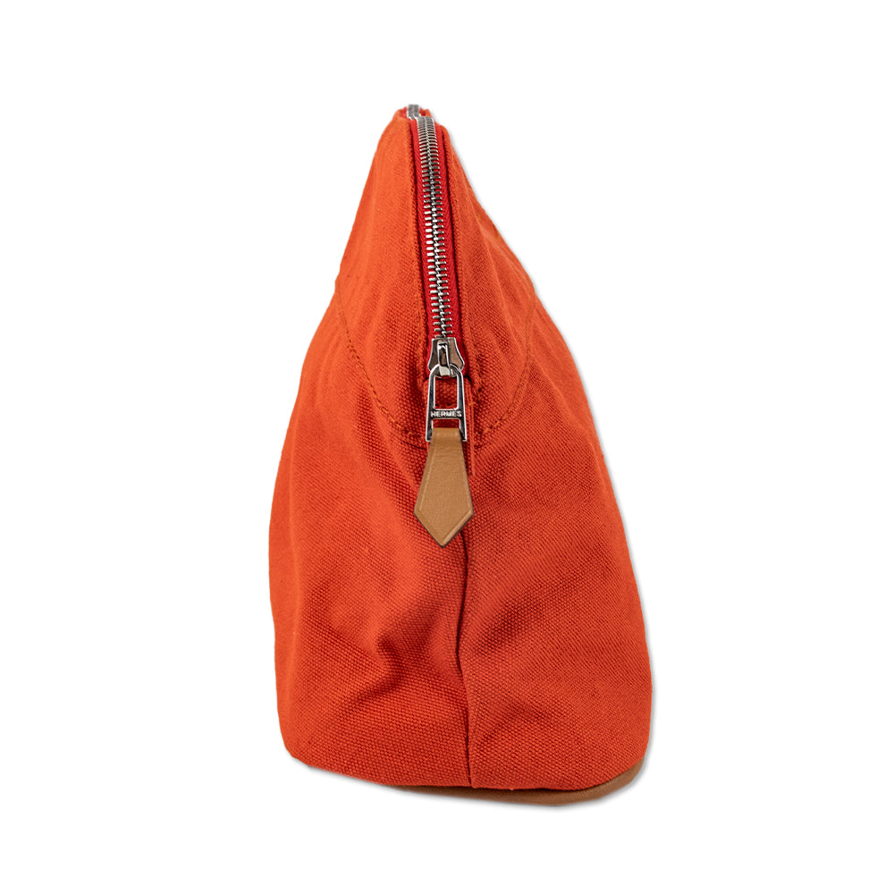 Hermes Orange Toile Bolide Mini Case