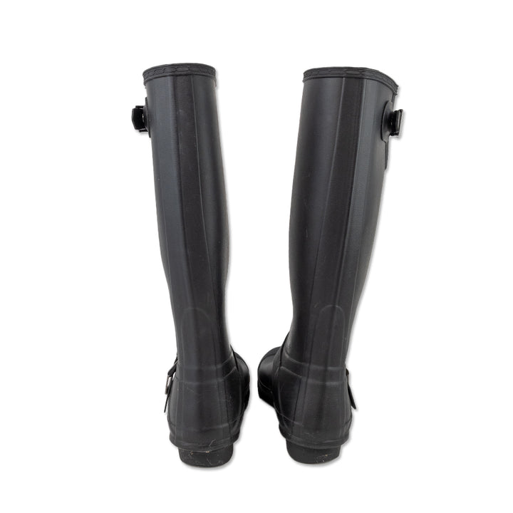 Hunter Black Rubber Rain Boots