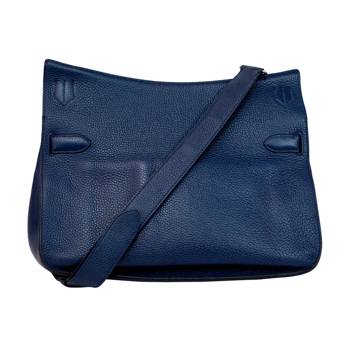 Hermès Navy Clemence Jypsiere 37 Messenger Bag