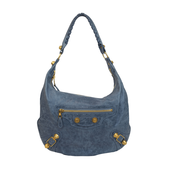 Balenciaga Blue Motocross Giant 21 Hobo BagBalenciaga Blue Motocross Giant 21 Hobo Bag