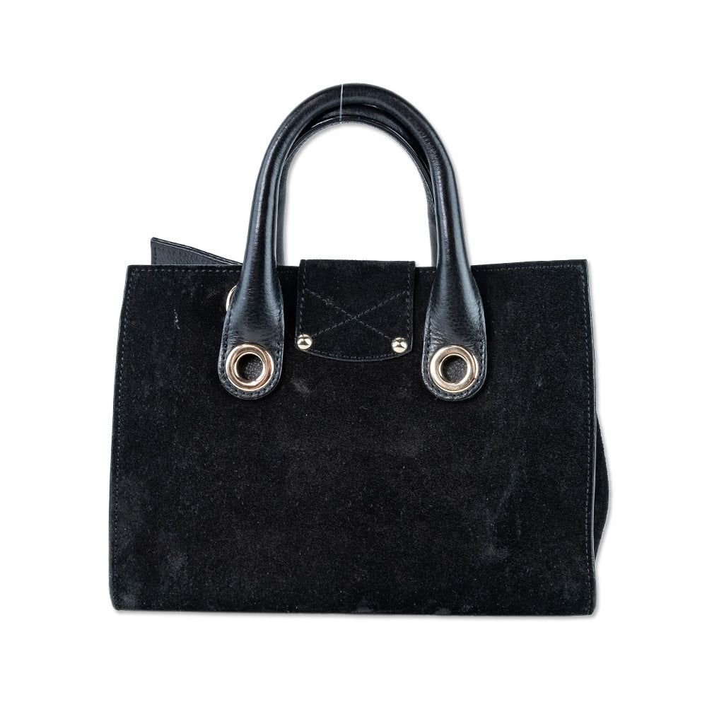 Jimmy Choo Black Suede Riley Tote