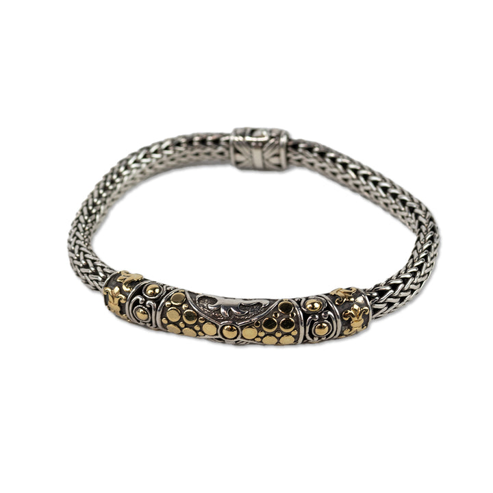 John Hardy 18k/ 925 Dot Collection Bracelet