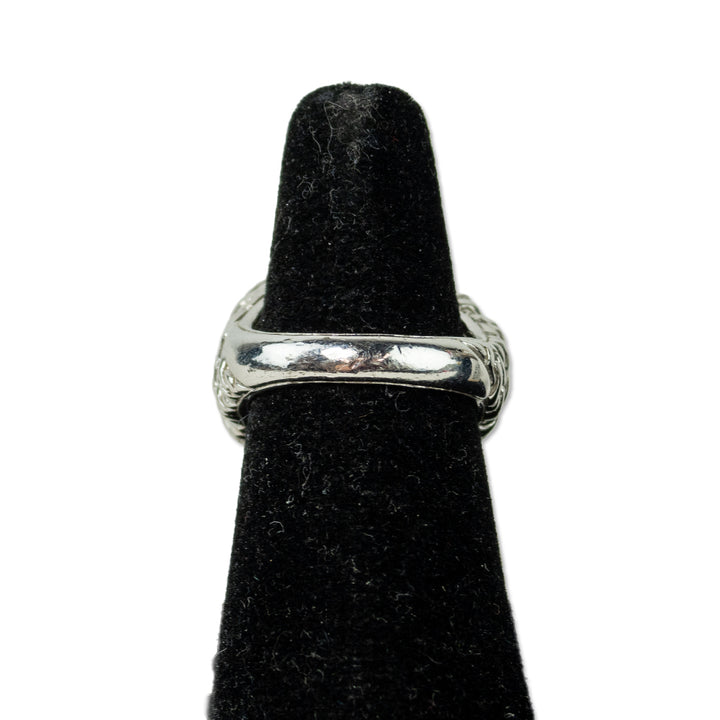 John Hardy Diamond Classic Chain Cocktail Ring