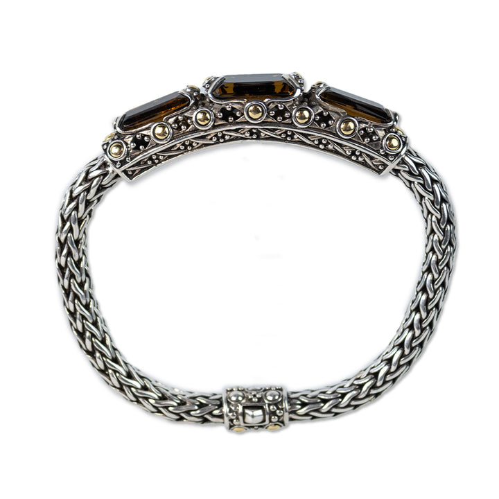 John Hardy Smokey Quartz Batu Sari Classic Chain Bracelet