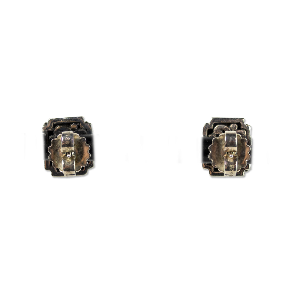 John Hardy Two-Tone Dot Hi-Way Stud Earrings