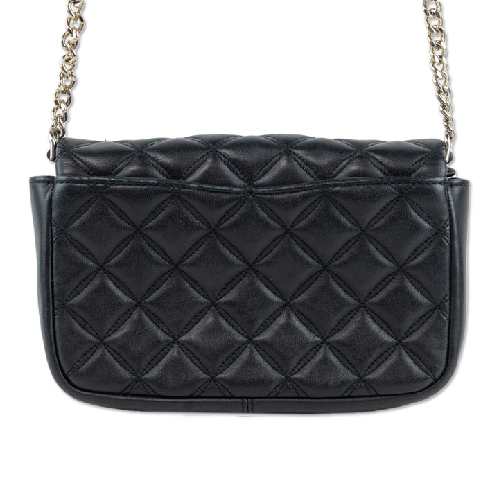 Kate Spade Natalia Black Quilted Puff Leather Crossbody Bag