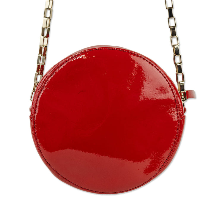 Kate Spade Red Patent Leather Circle Small Crossbody