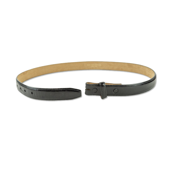 Kieselstein-Cord Interchangeable Black Leather Belt