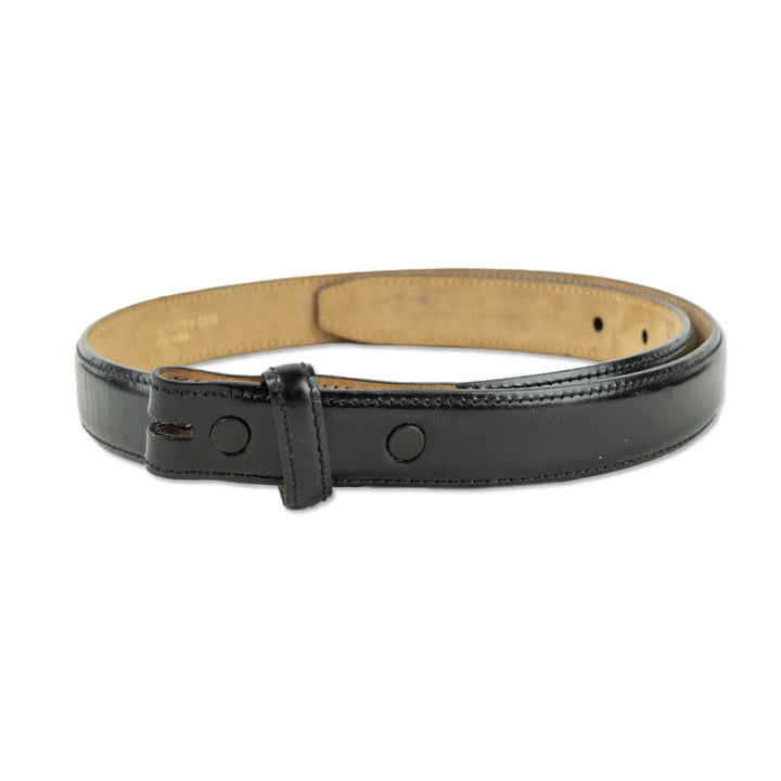 Kieselstein-Cord Interchangeable Black Leather Belt