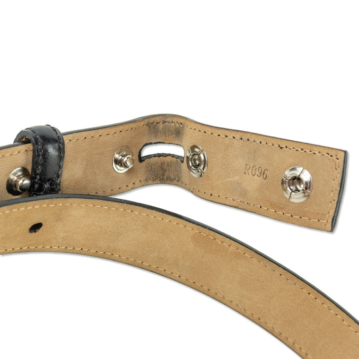 Kieselstein-Cord Interchangeable Black Leather Belt