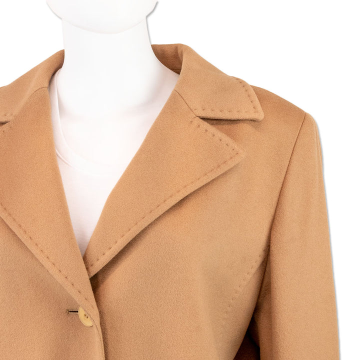 Loro Piana Brown Wool Overcoat