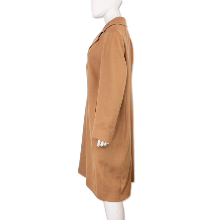 Loro Piana Brown Wool Overcoat