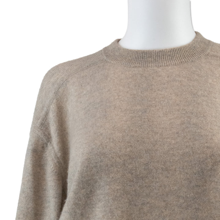 LouLou Studios Beige Cashmere Knit Sweater