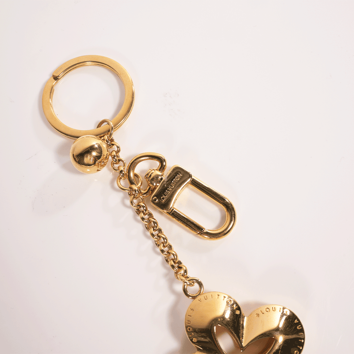 Louis Vuitton Gold Eclipse Key Chain Bag Charm