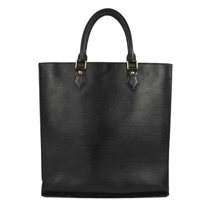 Louis Vuitton Vintage Black Epi Leather Sac Plat GM Handle Tote Bag